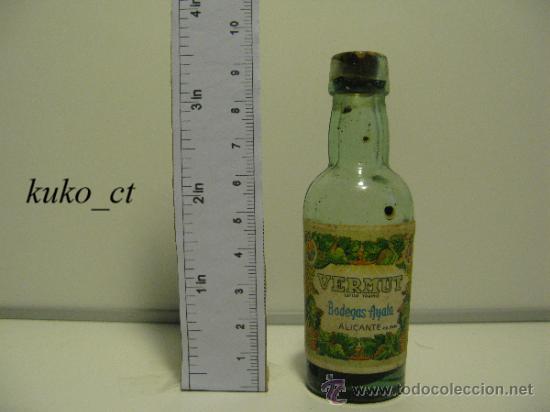Collectionnisme de vins et liqueurs: BOTELLITA BOTELLIN VERMUT ESTILO TORINO BODEGAS AYALA ALICANTE