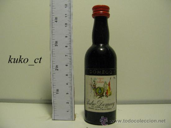 Collectionnisme de vins et liqueurs: BOTELLITA BOTELLIN VINO DE RAZA PEDRO DOMECQ