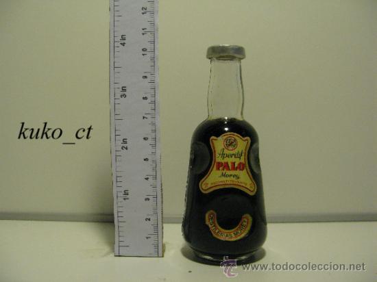 Collectionnisme de vins et liqueurs: BOTELLITA BOTELLIN APERITIVO PALO MOREY RECONSTITUYENTE DESTILERIAS MOREY