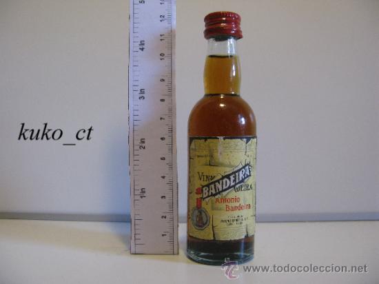 Collectionnisme de vins et liqueurs: BOTELLITA BOTELLIN VINO BANDEIRA DESTILERIA ANTONIO BANDEIRA