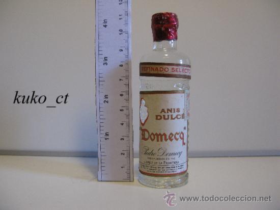 Collectionnisme de vins et liqueurs: BOTELLITA BOTELLIN ANIS DULCE DOMECQ DESTILERIA PEDRO DOMECQ