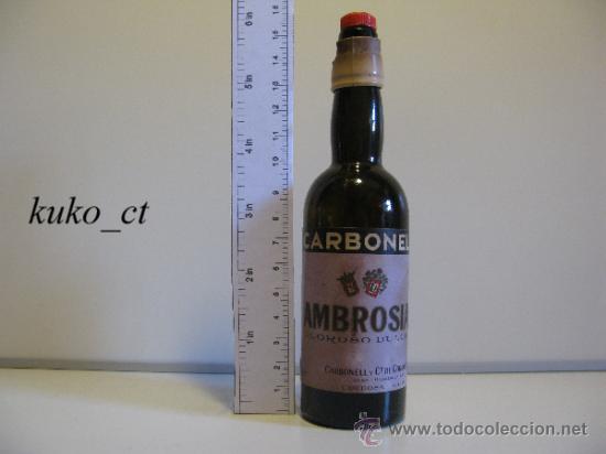 Collectionnisme de vins et liqueurs: BOTELLITA BOTELLIN OLOROSO DULCE AMBROSIA CARBONELL DESTILERIAS CARBONELL