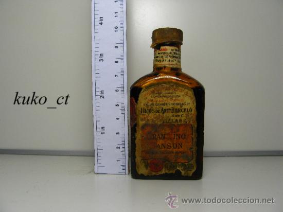 Sammlung von Weinen und Lik&ouml;ren: BOTELLITA BOTELLIN GRAN VINO SANSON BODEGAS HIJOS DE ANTONIO BARCELO