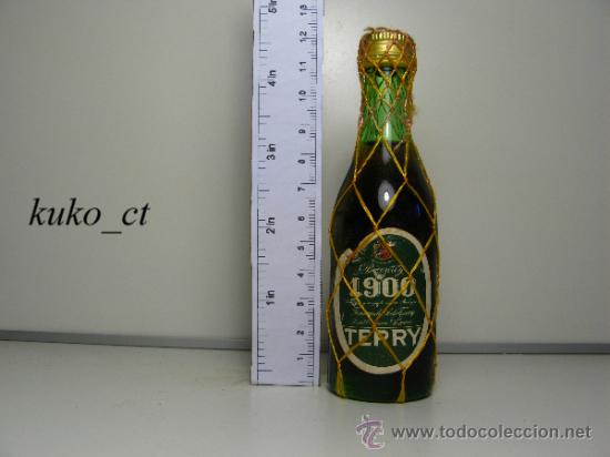 Coleccionismo de vinos y licores: BOTELLITA BOTELLIN BRANDY TERRY 1900 DESTILERIAS TERRY