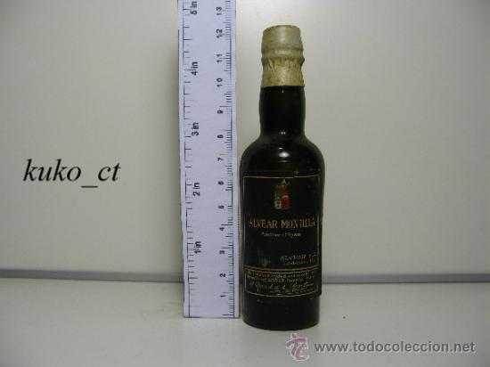 Sammlung von Weinen und Lik&ouml;ren: BOTELLITA BOTELLIN MONTILLA ALVEAR BODEGAS ALVEAR