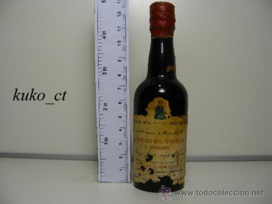 Sammlung von Weinen und Lik&ouml;ren: BOTELLITA BOTELLIN SHERRY CANASTA CREAM DESTILERIAS WILLIAMS HUMBERT