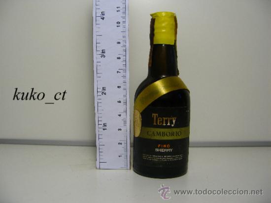 Sammlung von Weinen und Lik&ouml;ren: BOTELLITA BOTELLIN TERRY CAMBORIO FINO SHERRY DESTILERIAS TERRY