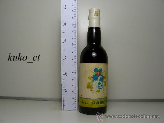 Sammlung von Weinen und Lik&ouml;ren: BOTELLITA BOTELLIN SOLERA CANOVEL ESTEPA