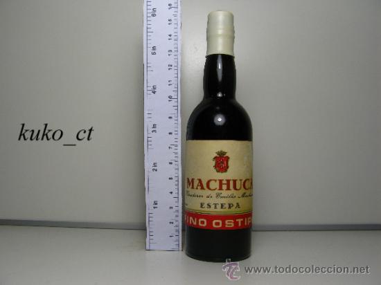 Sammlung von Weinen und Lik&ouml;ren: BOTELLITA BOTELLIN MACHUCA FINO OSTIPO HEREDEROS DE E. MACHUCA