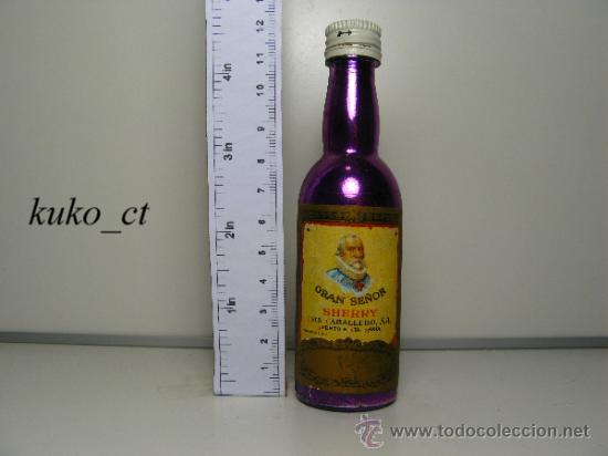 Sammlung von Weinen und Lik&ouml;ren: BOTELLITA BOTELLIN CABALLERO SHERRY GRAN SE&Ntilde;OR BODEGAS LUIS CABALLERO