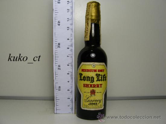 Collection of wines and liquors: BOTELLITA BOTELLIN OLOROSO MEDIUM DRY SHERRY LONG LIFE BODEGAS GARVEY JEREZ