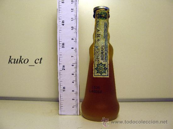 Collection of wines and liquors: BOTELLITA BOTELLIN VODKA GLACIALE MELOCOTON KEGLEVICH DESTILERIAS KEGLEVICH ITALIA