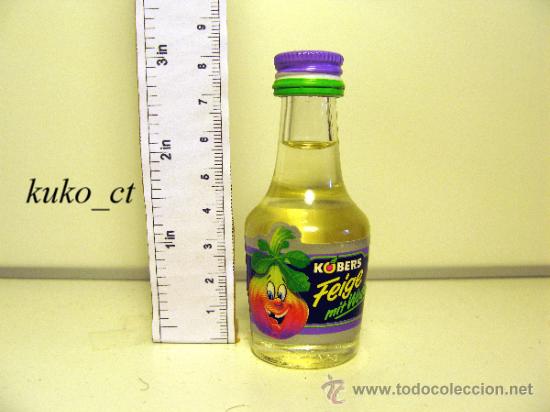 Collection of wines and liquors: BOTELLITA BOTELLIN VODKA KOBER&acute;S DESTILERIAS KOBER ALEMANIA