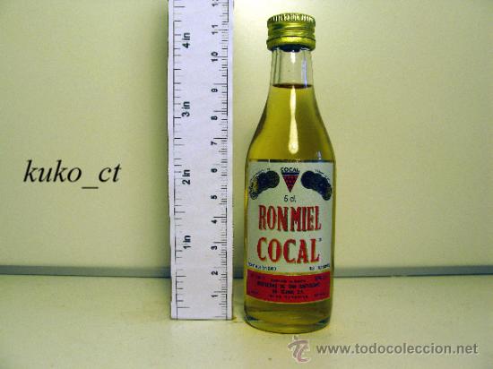 Sammlung von Weinen und Lik&ouml;ren: BOTELLITA BOTELLIN RON MIEL COCAL DESTILERIAS SAN BARTOLOME DE TEJIMA CANARIAS