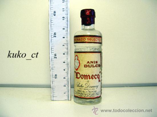 Sammlung von Weinen und Lik&ouml;ren: BOTELLITA BOTELLIN ANIS DULCE DOMECQ DESTILERIA PEDRO DOMECQ