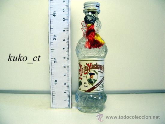 Sammlung von Weinen und Lik&ouml;ren: BOTELLITA BOTELLIN ANIS MACHAQUITO BODEGAS HIJO DE RAFAEL REYES