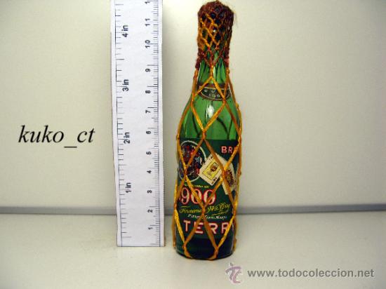Coleccionismo de vinos y licores: BOTELLITA BOTELLIN BRANDY TERRY 1900 NAIPES DESTILERIAS TERRY