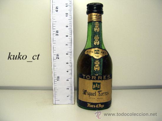 Coleccionismo de vinos y licores: BOTELLITA BOTELLIN IMPERIAL BRANDY RESERVA ESPECIAL TORRES DESTILERIAS MIGUEL TORRES