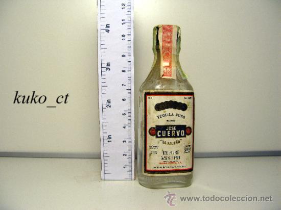 Sammlung von Weinen und Lik&ouml;ren: BOTELLITA BOTELLIN TEQUILA PURO BLANCO JOSE CUERVO HECHO EN MEXICO LA ROJE&Ntilde;A JALISCO