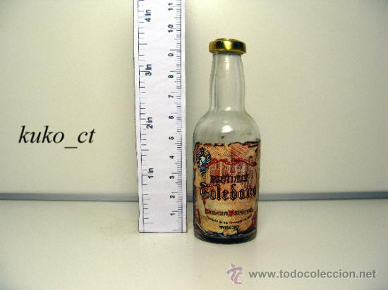 Coleccionismo de vinos y licores: BOTELLITA BOTELLIN BRANDY SOLERA ESPECIAL TOLEDANO BODEGAS LINARES TOLEDO