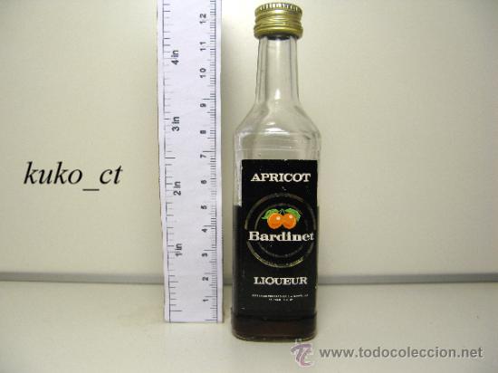 Sammlung von Weinen und Lik&ouml;ren: BOTELLITA BOTELLIN APRICOT BARDINET DESTILERIAS BARDINET