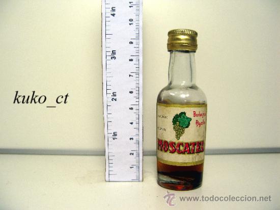 Sammlung von Weinen und Lik&ouml;ren: BOTELLITA BOTELLIN MOSCATEL BODEGAS AYALA ALICANTE