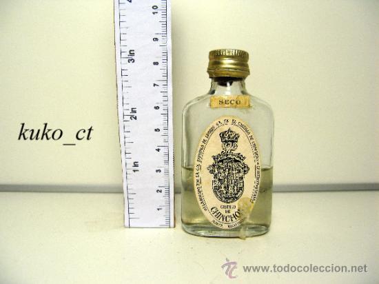 Sammlung von Weinen und Lik&ouml;ren: BOTELLITA BOTELLIN ANIS SECO CHINCHON CASTILLO DE CHINCHON