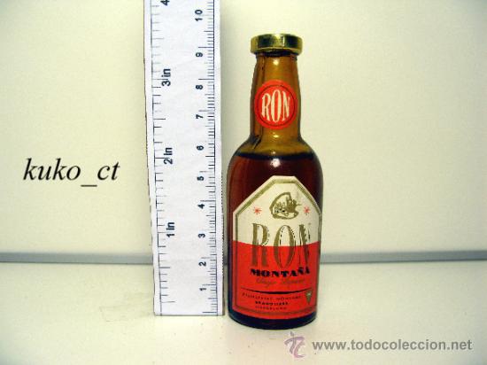 Sammlung von Weinen und Lik&ouml;ren: BOTELLITA BOTELLIN RON MONTA&Ntilde;A DESTILERIAS MONTA&Ntilde;A