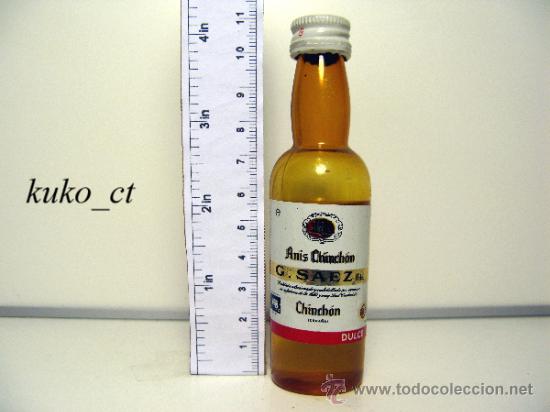 Sammlung von Weinen und Lik&ouml;ren: BOTELLITA BOTELLIN ANIS DULCE CHINCHON SAEZ