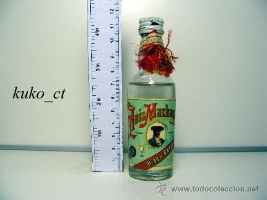 Sammlung von Weinen und Lik&ouml;ren: BOTELLITA BOTELLIN ANIS MACHAQUITO BODEGAS HIJO DE RAFAEL REYES
