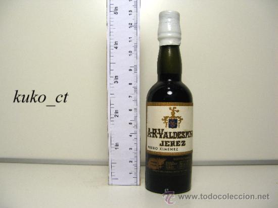 Sammlung von Weinen und Lik&ouml;ren: BOTELLITA BOTELLIN PEDRO XIMENEZ VALDESPINO DESTILERIAS A.R.VALDESPINO JEREZ