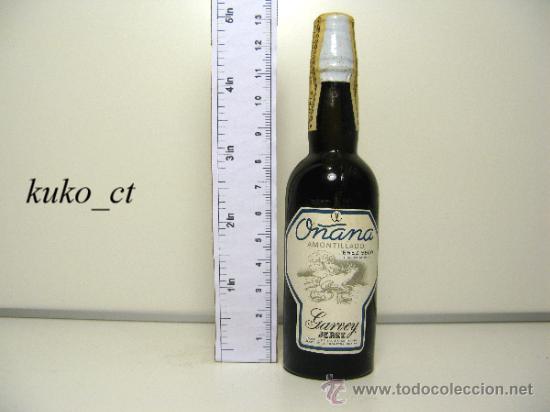 Sammlung von Weinen und Lik&ouml;ren: BOTELLITA BOTELLIN AMONTILLADO JEREZ SECO O&Ntilde;ANA BODEGAS GARVEY JEREZ