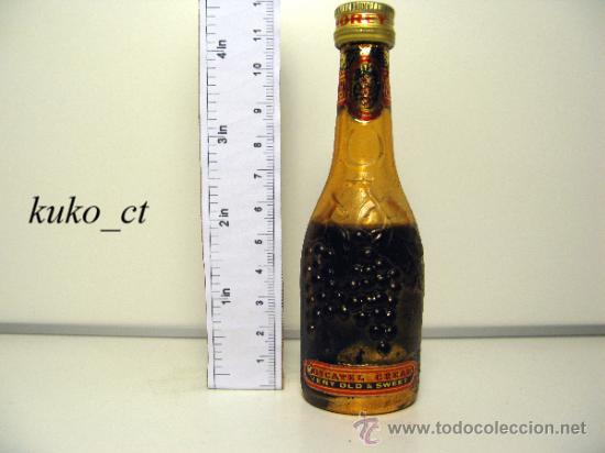 Sammlung von Weinen und Lik&ouml;ren: BOTELLITA BOTELLIN JEREZ MOSCATEL CREAM VERY OLD AND SWEET DESTILERIAS MOREY