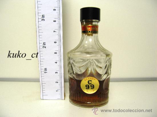 Coleccionismo de vinos y licores: BOTELLITA BOTELLIN IMPERIAL BRANDY VIEJO C 99 SOLERA 1958