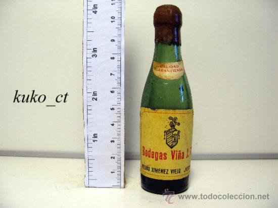 Sammlung von Weinen und Lik&ouml;ren: BOTELLITA BOTELLIN JEREZ PEDRO XIMENEZ VIEJO BODEGAS VI&Ntilde;A J.T