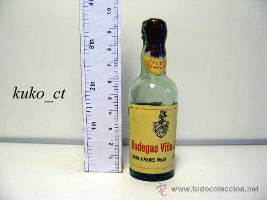 Sammlung von Weinen und Lik&ouml;ren: BOTELLITA BOTELLIN JEREZ PEDRO XIMENEZ VIEJO BODEGAS VI&Ntilde;A J.T