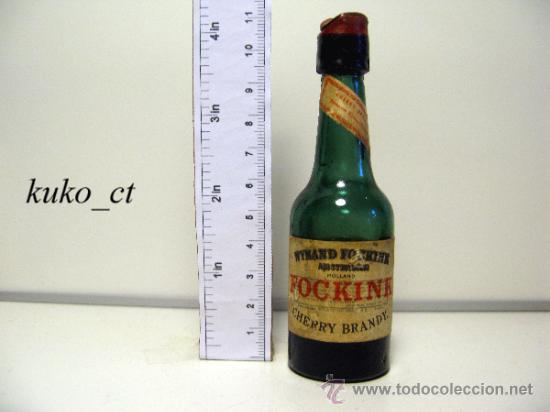 Coleccionismo de vinos y licores: BOTELLITA BOTELLIN CHERRY BRANDY FOCKINK DESTILERIAS WYNAND FOCKINK AMSTERDAM
