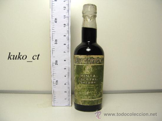 Sammlung von Weinen und Lik&ouml;ren: BOTELLITA BOTELLIN DUFF GORDON PINTA COCKTAIL SHERRY BODEGAS DUFF GORDON
