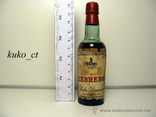 Sammlung von Weinen und Lik&ouml;ren: BOTELLITA BOTELLIN OLOROSO LEBRERO BODEGA PEDRO DOMECQ