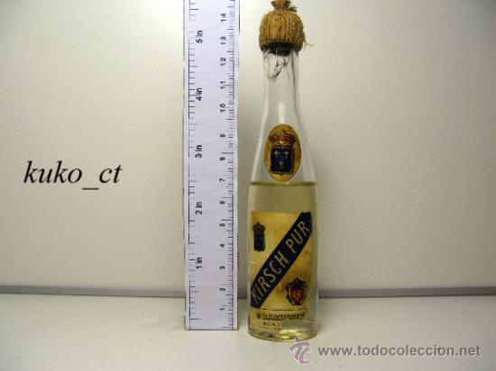 Collection of wines and liquors: BOTELLITA BOTELLIN VODKA KIRSCH - PUR DESTILERIAS BARDINET BORDEAUX