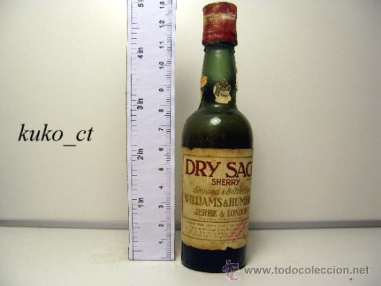 Sammlung von Weinen und Lik&ouml;ren: BOTELLITA BOTELLIN SHERRY DRY SACK DESTILERIAS WILLIAMS & HUMBERT