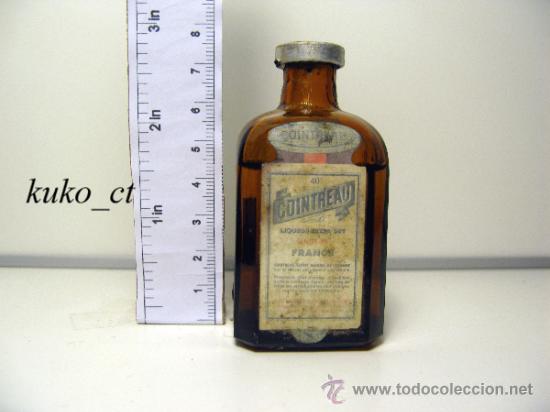 Sammlung von Weinen und Lik&ouml;ren: BOTELLITA BOTELLIN LIQUEUR EXTRA DRY ANGERS DESTILERIAS COINTREAU FRANCE