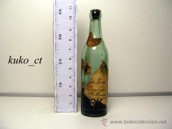 Coleccionismo de vinos y licores: BOTELLITA BOTELLIN BRANDY TERRY DESTILERIAS FERNANDO A.DE TERRY
