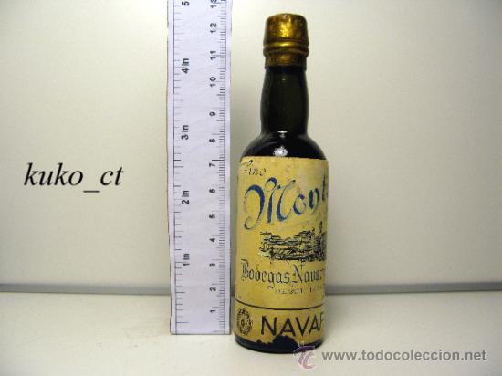 Sammlung von Weinen und Lik&ouml;ren: BOTELLITA BOTELLIN FINO BODEGAS NAVARRO 566 MONTILLA