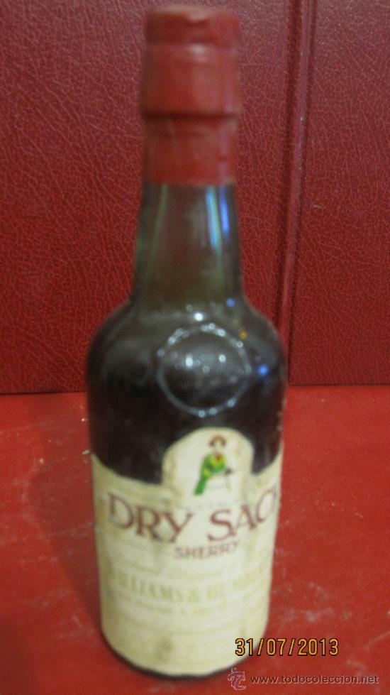 Coleccionismo de vinos y licores: BOTELLIN DE DRY SNA SHERRY. WILLIAMS & HUMBERT. JEREZ - ESPA&Ntilde;A.