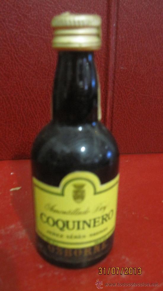 Coleccionismo de vinos y licores: BOTELLIN DE AMONTILLADO DRY COQUINERO. OSBORNE.JEREZ - X&Eacute;R&Egrave;S - SHERRY. PUERTO DE SANTA MARIA, C&Aacute;DIZ.
