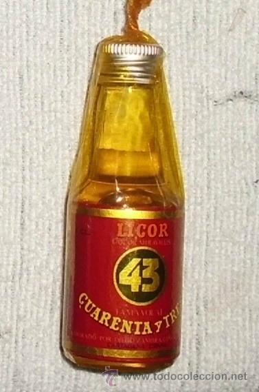 Coleccionismo de vinos y licores: BOTELLIN LICOR 43. ELABORADO POR DIEGO ZAMORA CONESA. CARTAGENA   RF-2562