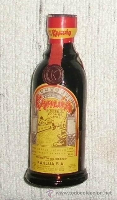 Coleccionismo de vinos y licores: BOTELLIN LICOR DE CAFE KAHLUA. RIO DE SAN JOQUIN. MEXICO    RF-2575