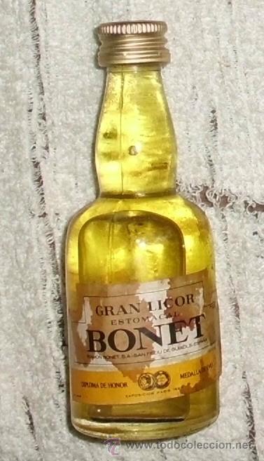 Coleccionismo de vinos y licores: BOTELLIN GRAN LICOR ESTOMACAL. BONET. RAMON BONET S. A. SAN FELIU DE GUISOLS   RF-2697