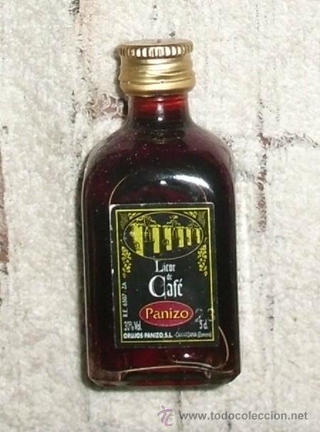 Coleccionismo de vinos y licores: BOTELLIN LICOR DE CAFE PANIZO. ORUJOS PANIZO S. L. ZAMORA    RF-2876